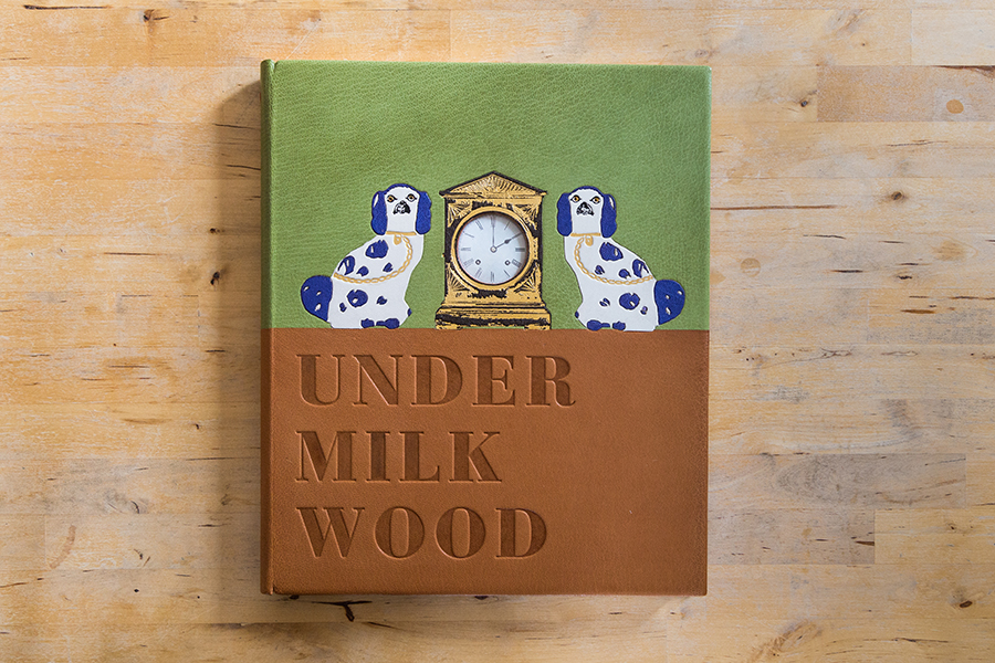 Under Milk Wood Fine Leather Binding with 3 Signed Original Prints - Image 15