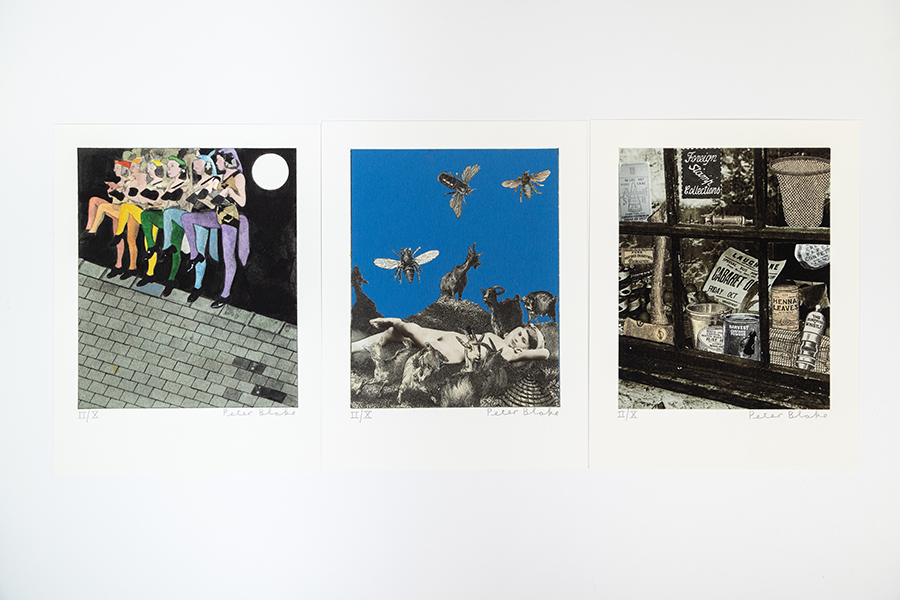 Under Milk Wood Fine Leather Binding with 3 Signed Original Prints - Image 2