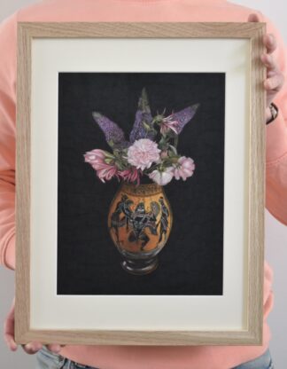 6th Century BC Greek Jug with Flowers