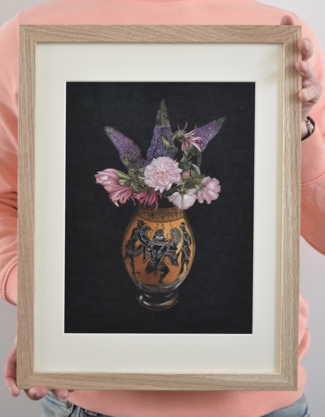 6th Century BC Greek Jug with Flowers