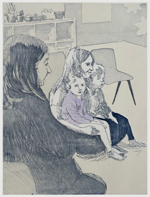 SETTLED, Walker etching 2025 Enitharmon Editions